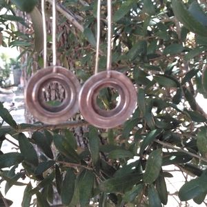 Antique silpada israel 925 earrings rounds dangles